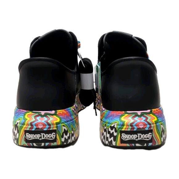 SKECHERS X Snoop Dogg Jenn Stark Doggy Drip Slip Ins Shoes Mens 14 Black NEW - Picture 3 of 16